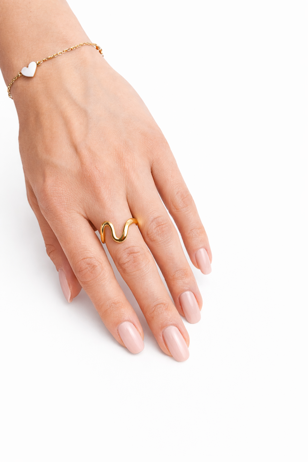 Fluid Wave Ring