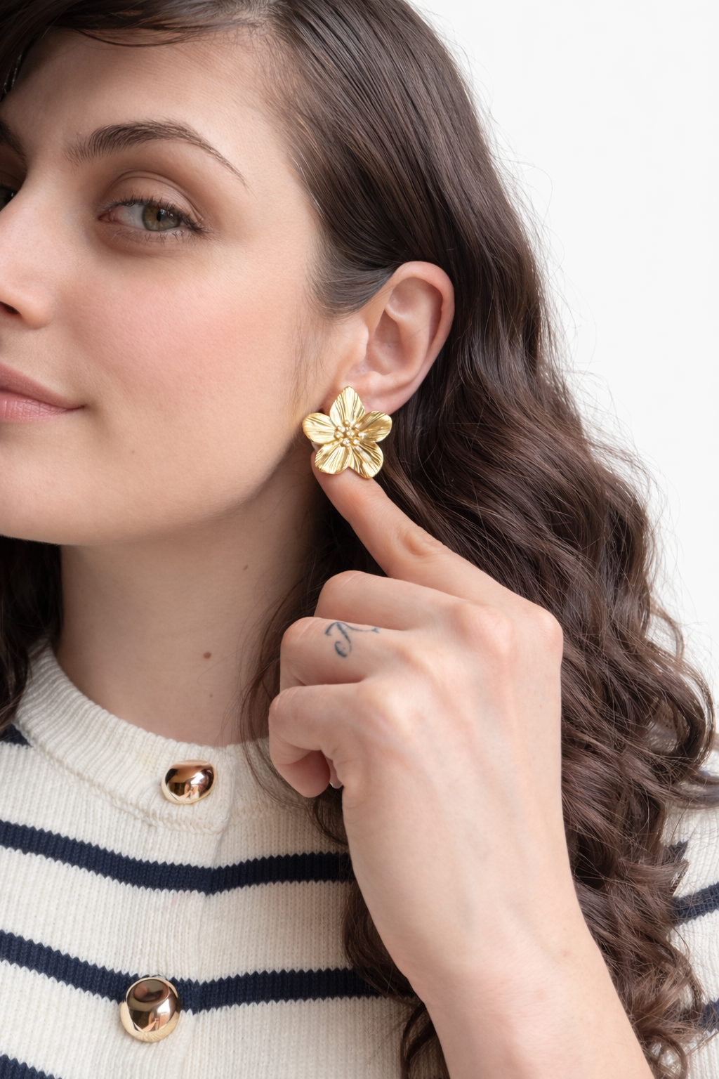 Golden Bloom Studs
