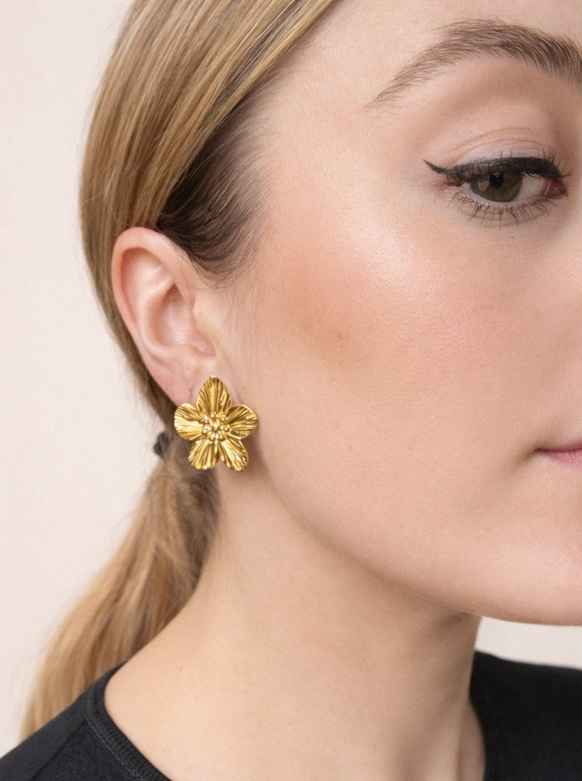 Golden Bloom Studs