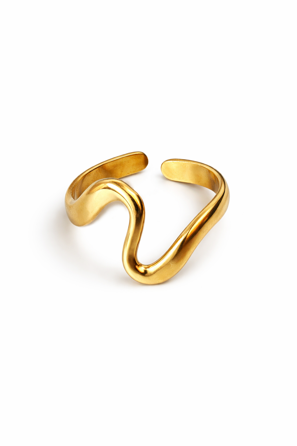 Fluid Wave Ring
