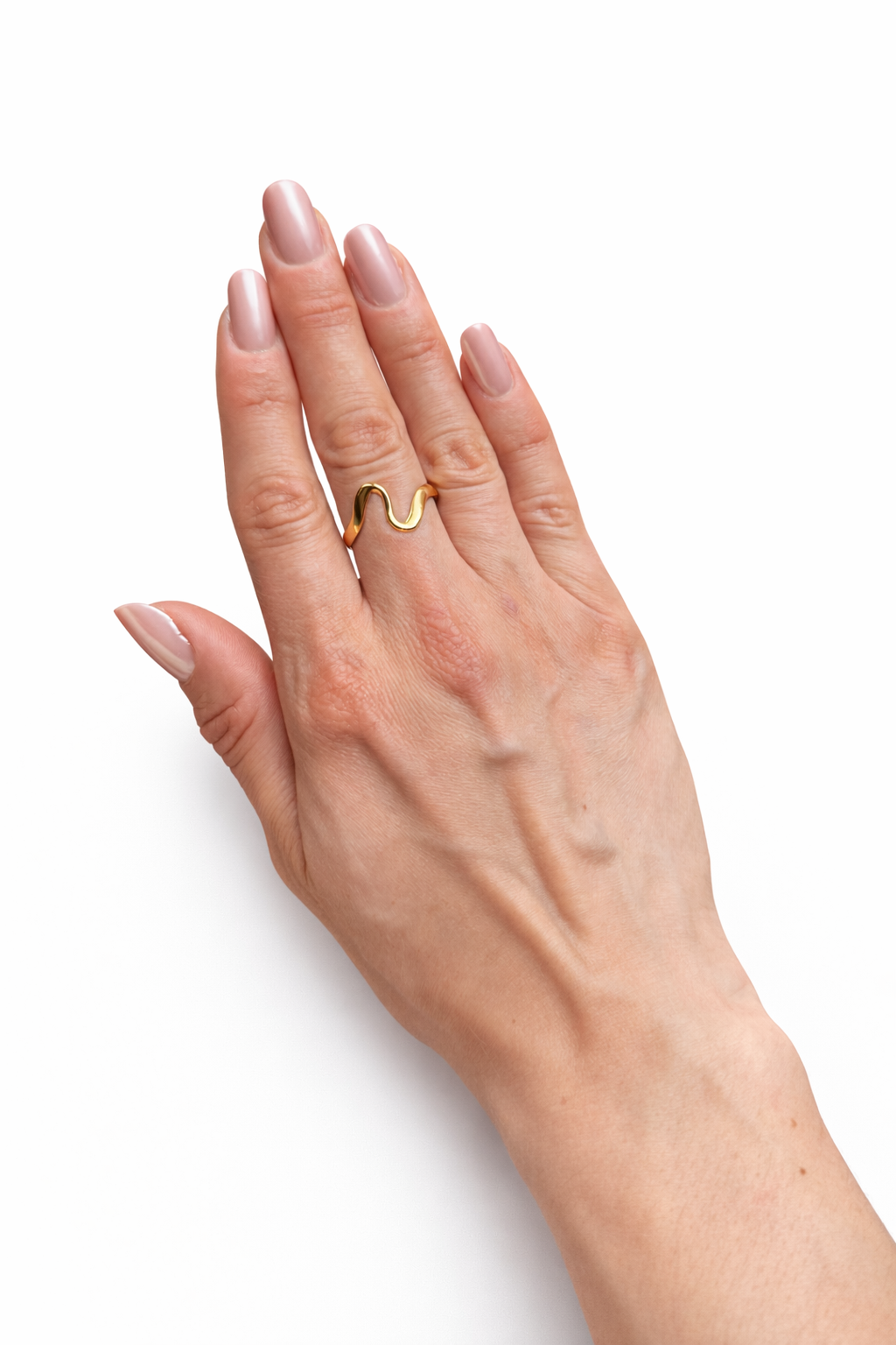 Fluid Wave Ring